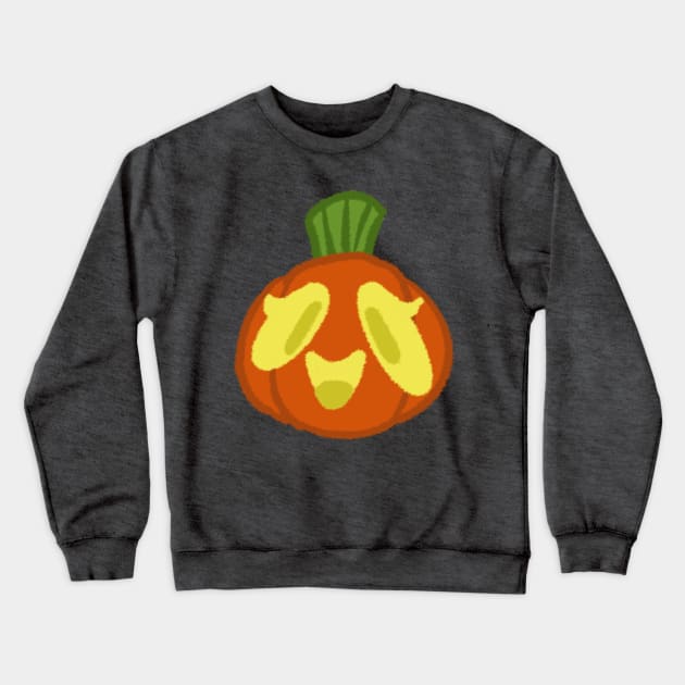 Cute Pumpkin Crewneck Sweatshirt by BowlerHatProductions